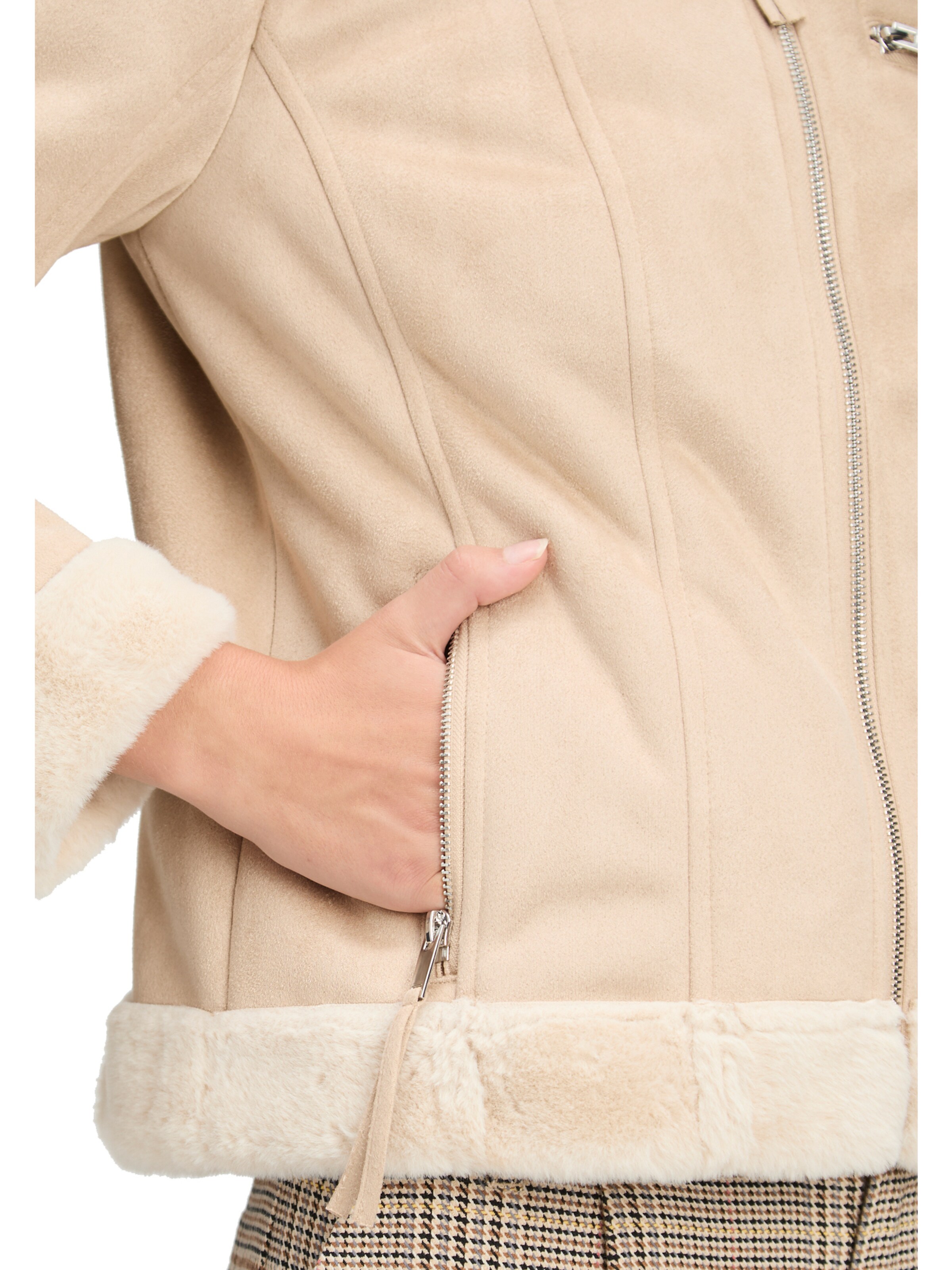 Cartoon Jacke in Beige