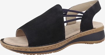 ARA Sandalen met riem in Blauw: voorkant