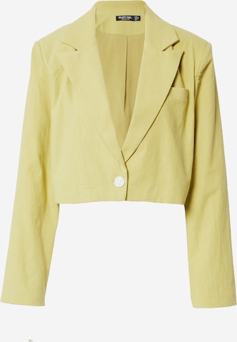 Nasty Gal Blazer in Yellow: front