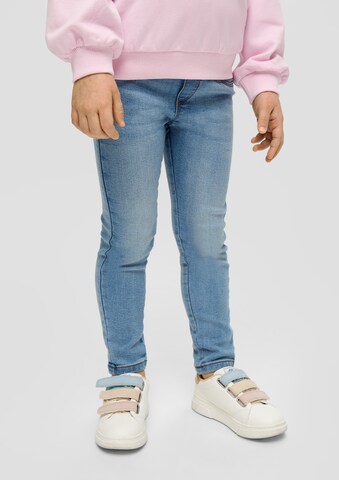 s.Oliver Slimfit Jeans in Blauw: voorkant