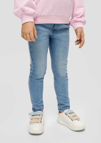 s.Oliver Slimfit Jeans in Blauw: voorkant