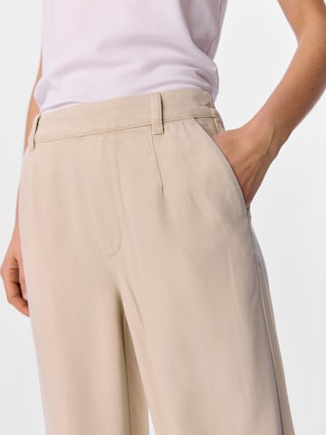 OBJECT Wide Leg Jeans 'Frame' i beige