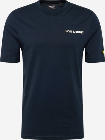 T-Shirt Lyle & Scott en bleu : devant