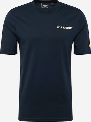 Lyle & Scott Μπλουζάκι σε μπλε: μπροστά