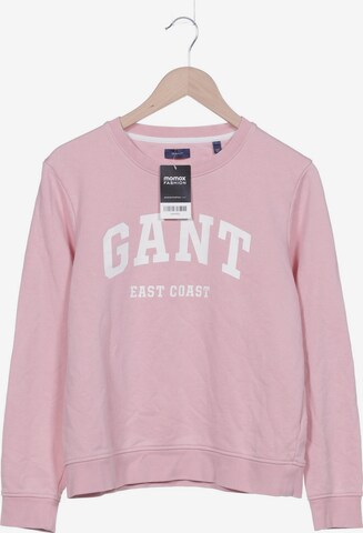 GANT Sweatshirt & Zip-Up Hoodie in L in Pink: front