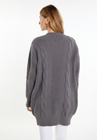 usha WHITE LABEL Knit Cardigan 'Teylon' in Grey