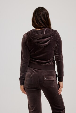 Juicy Couture Petite Кофта на молнии 'ROBERTSON' в Коричневый