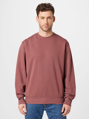 ABOUT YOU Sweatshirt 'Dean Sweat' in Red: front
