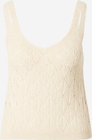 JDY Knitted Top in Beige: front