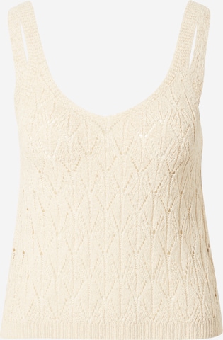 JDY Gebreide top in Beige: voorkant