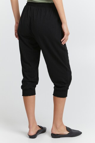 Fransa Tapered Hose 'SANSA' in Schwarz