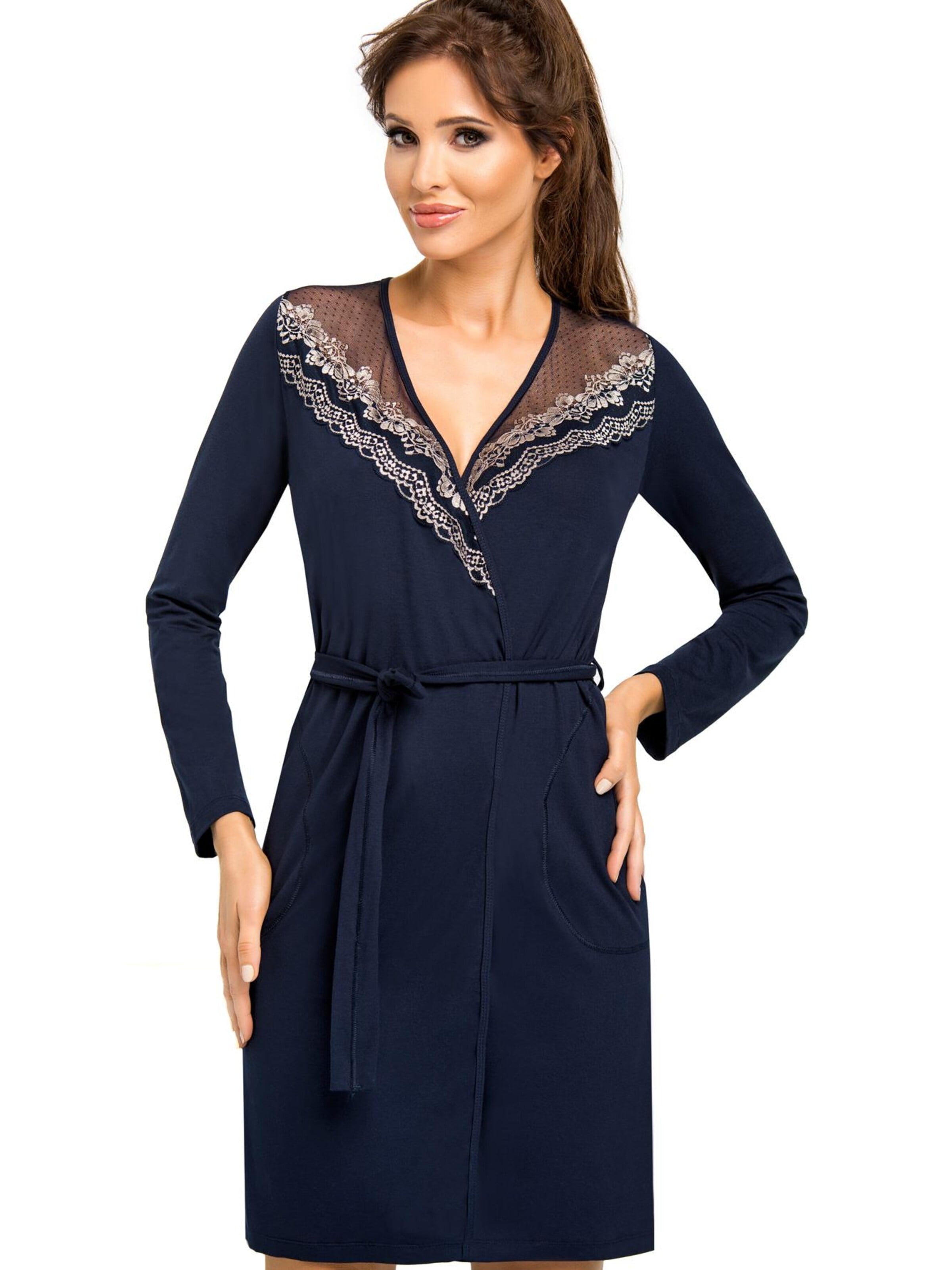 Donna Ochtendjas 'Jasmine' in Blauw