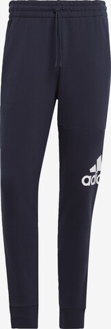 ADIDAS SPORTSWEAR Tapered Sporthose 'Essentials' in Blau: predná strana