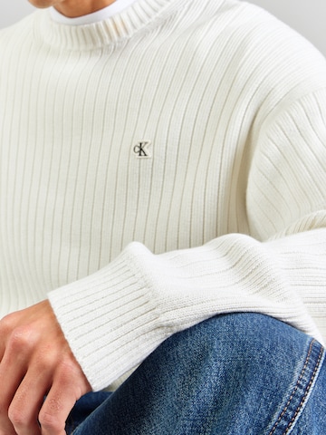 Calvin Klein Jeans Πουλόβερ σε λευκό