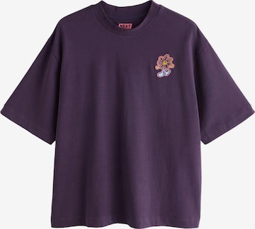 Next Póló - lila: elől