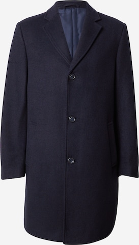 Karl Lagerfeld - Abrigo de entretiempo en azul: frente