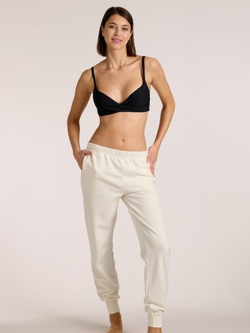 Effilé Pantalon OLYMPIA en beige : devant