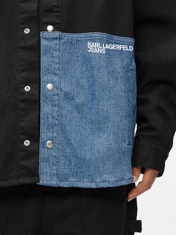 KARL LAGERFELD JEANSComfort Fit Prijelazna jakna - crna boja