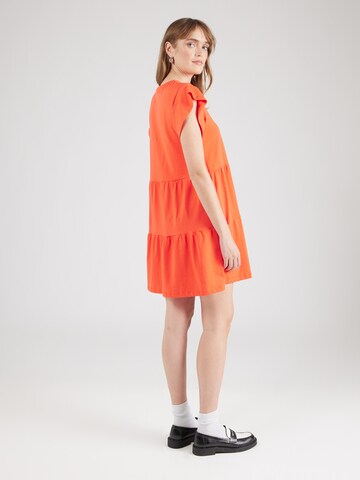 Rochie de vară 'SUMMER' de la VILA pe portocaliu