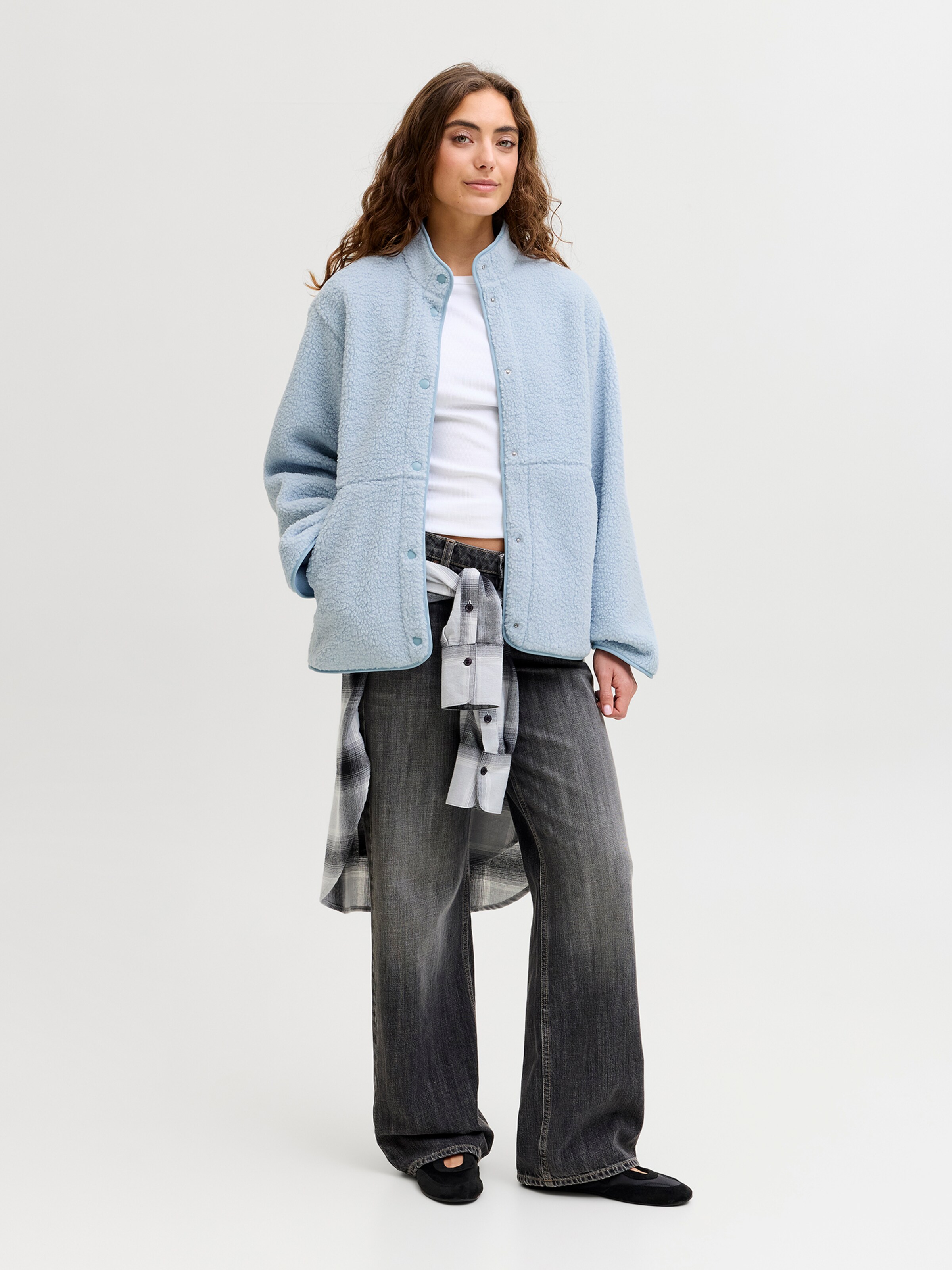 JJXX Between-Season Jacket 'JXVera' in Light Blue | ABOUT YOU