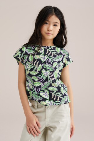 WE Fashion T-shirt i svart: framsida