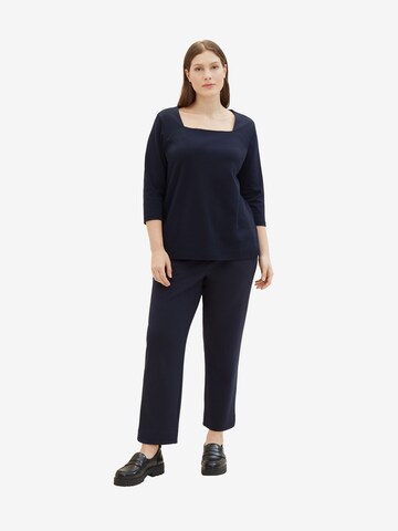 Tom Tailor Women + Shirt in Blue