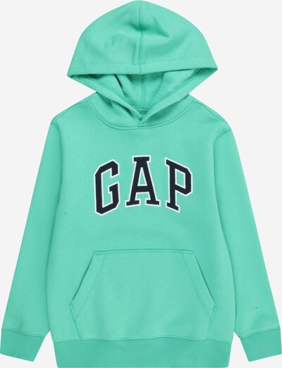 GAP Sweat-shirt en vert clair / noir / blanc, Vue avec produit