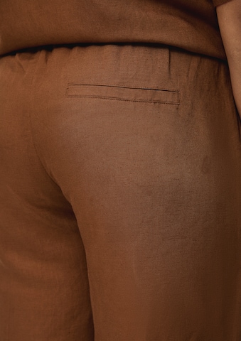 TRIANGLE Loosefit Bukse i brun