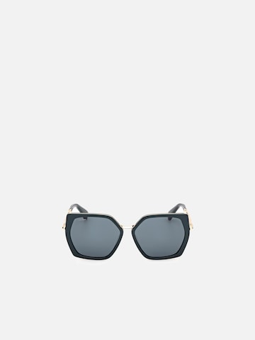 Max Mara Zonnebril 'Maxmara MM0136 Shiny dark green 56/14/140 Women Sunglasses' in Groen: voorkant