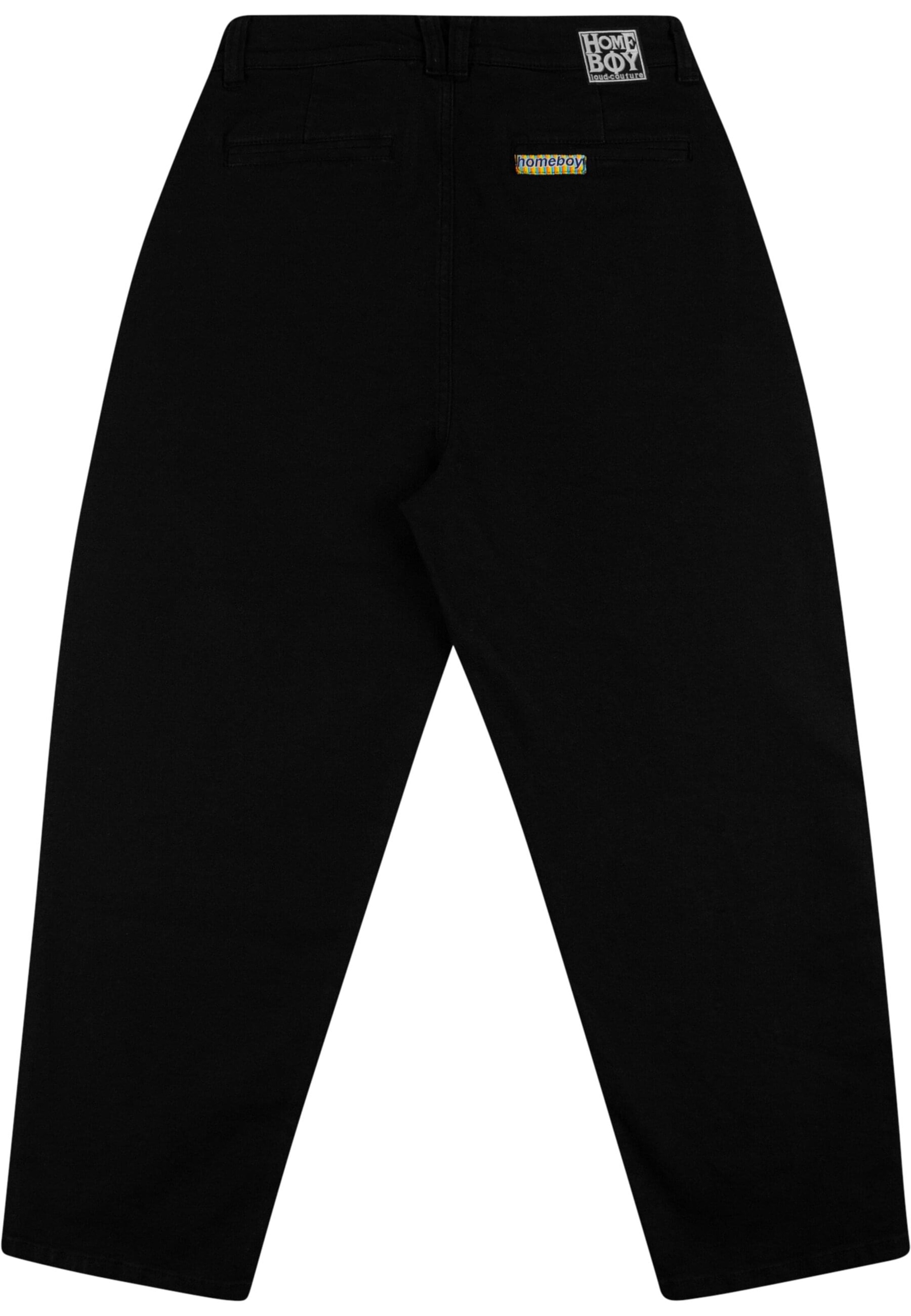 HOMEBOY Loose fit Chino Pants 'Monster' in Black