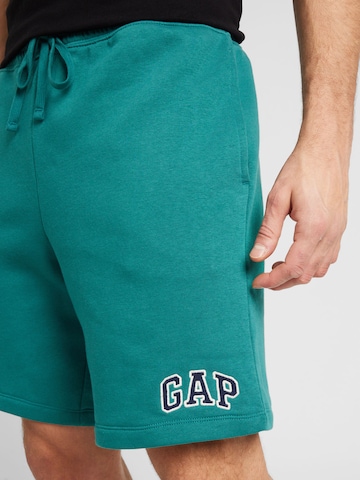 GAP Lużny krój Spodnie 'HERITAGE' w kolorze zielony
