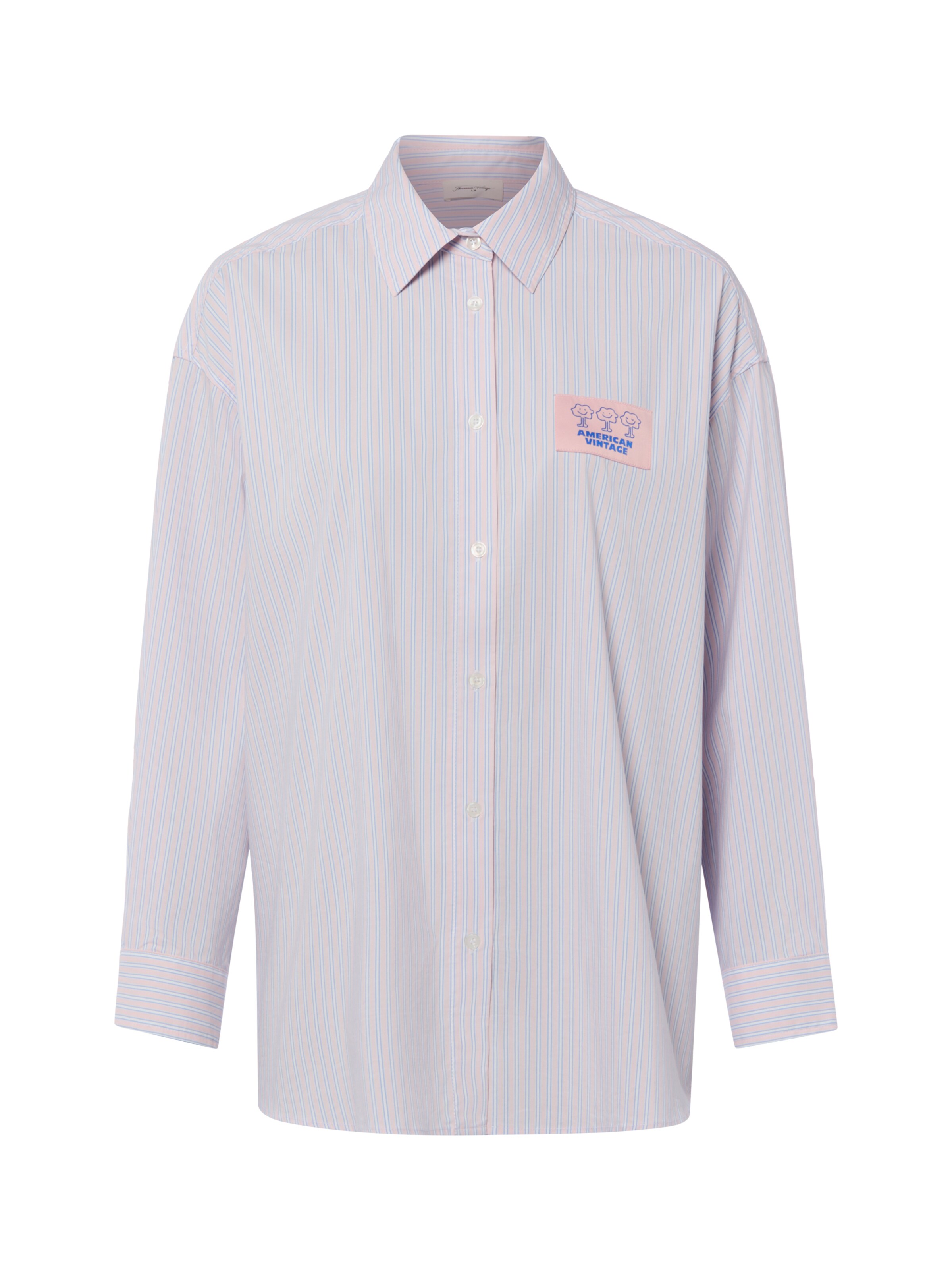 AMERICAN VINTAGE Blouse ' Soabird ' in Roze: voorkant