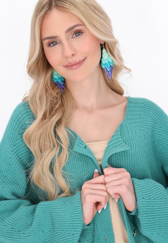 IZIA Gebreid vest in Blauw