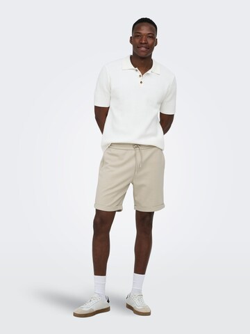 Regular Pantalon 'ONSNewkodyl' Only & Sons en beige