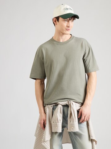 HOLLISTER - Camiseta en verde: frente