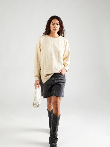 JDY Sweatshirt 'BENITTA' in Beige