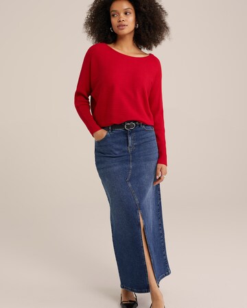 WE Fashion Sweater in Red