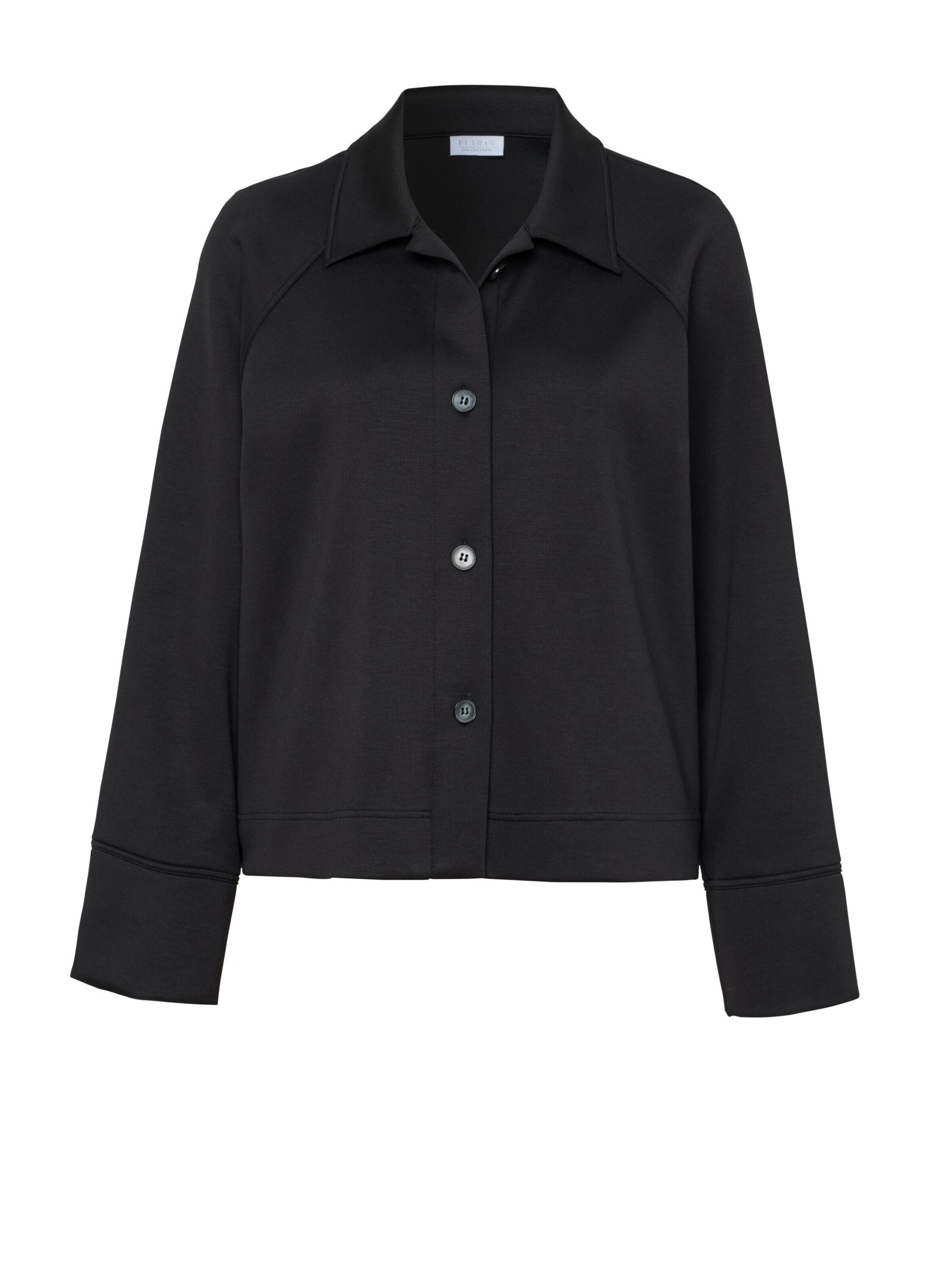 DESOTO Between-Season Jacket in Black: front