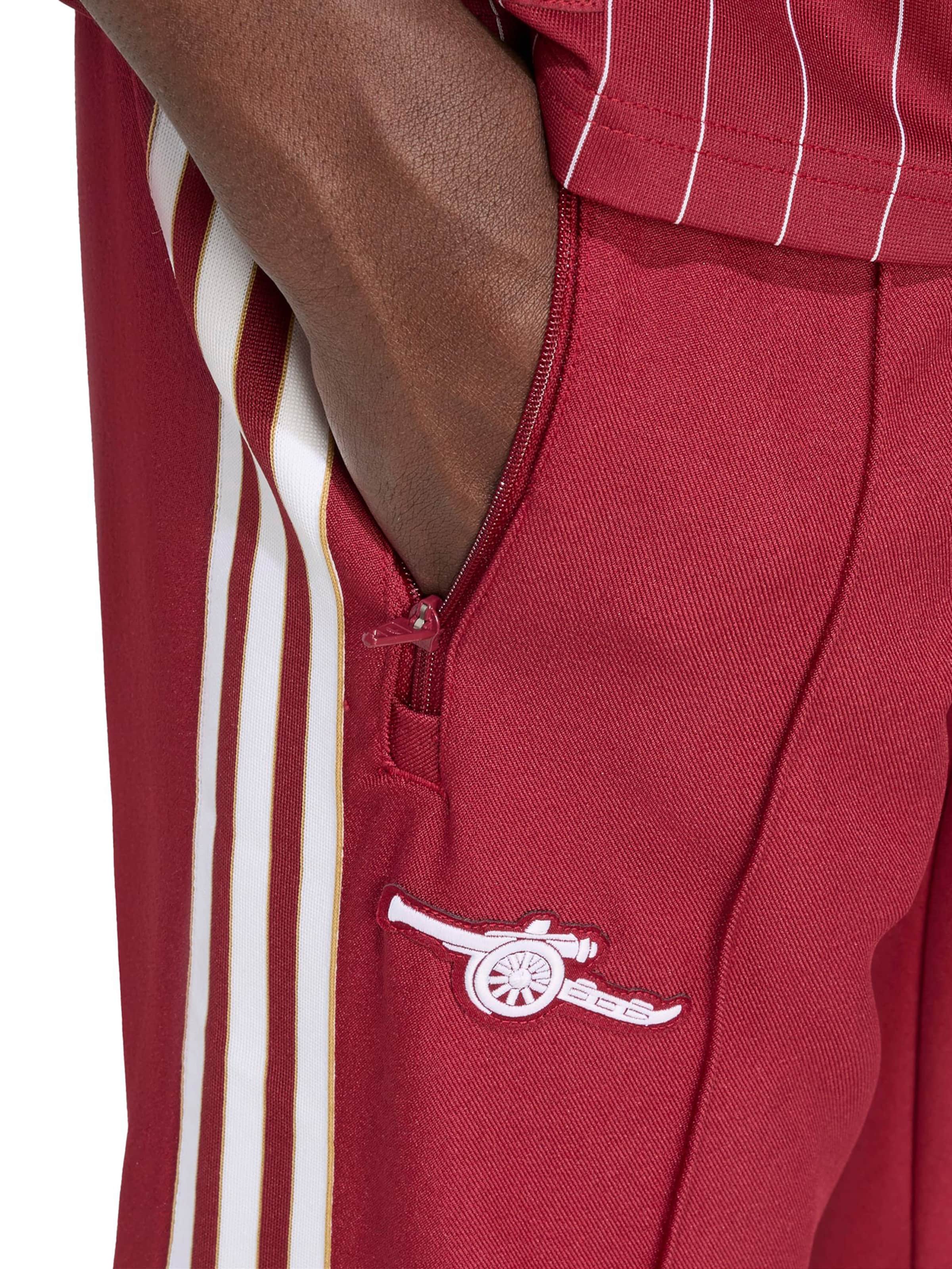 ADIDAS PERFORMANCE - Tapered Pantalón deportivo 'FC Arsenal Terrace Icons' en rojo