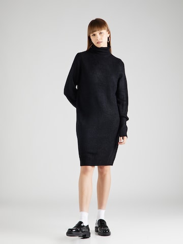 VILA Knitted dress 'Lou' in Black: front