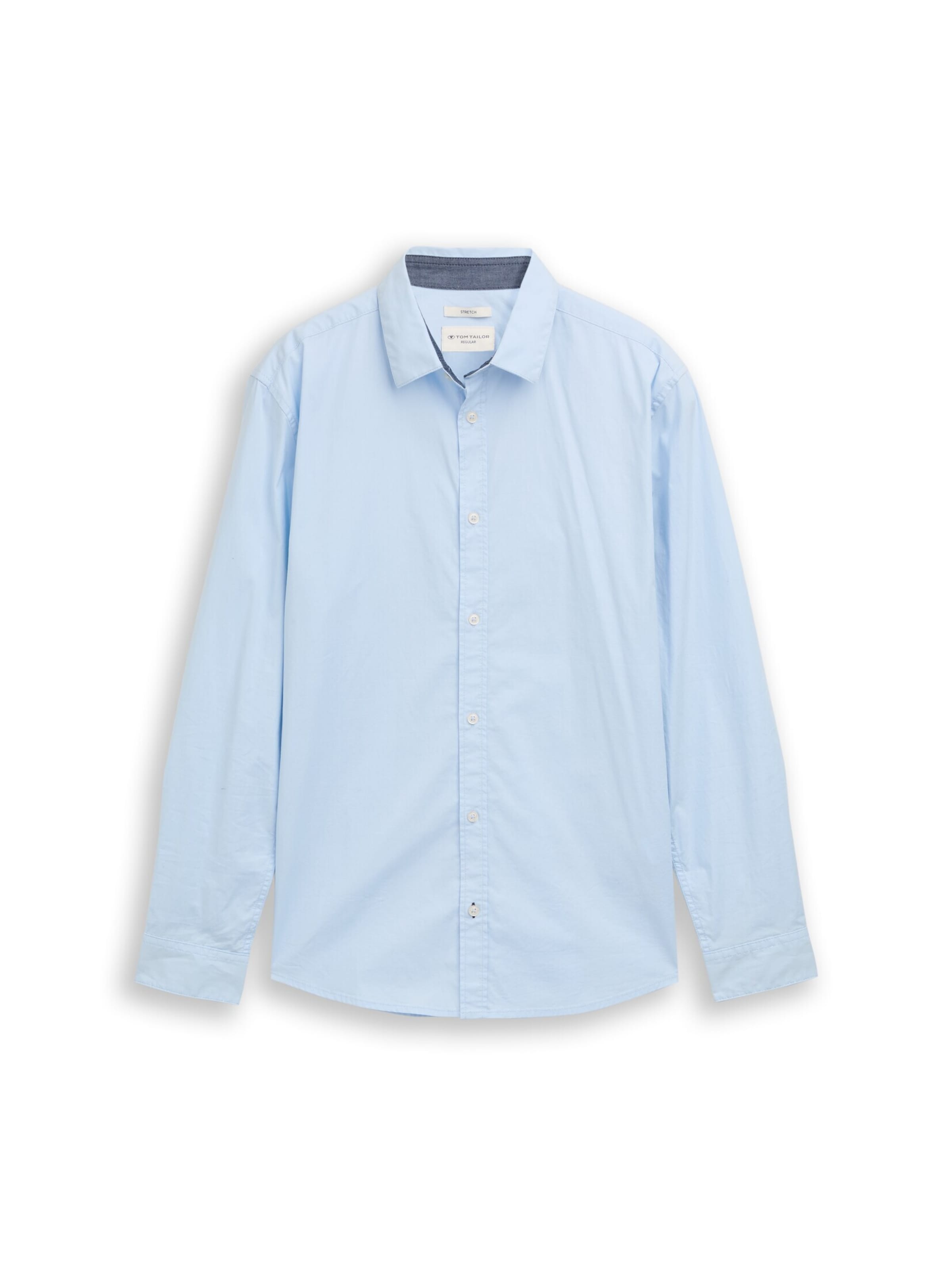 TOM TAILOR Regular Fit Hemd in Blau: Vorderseite