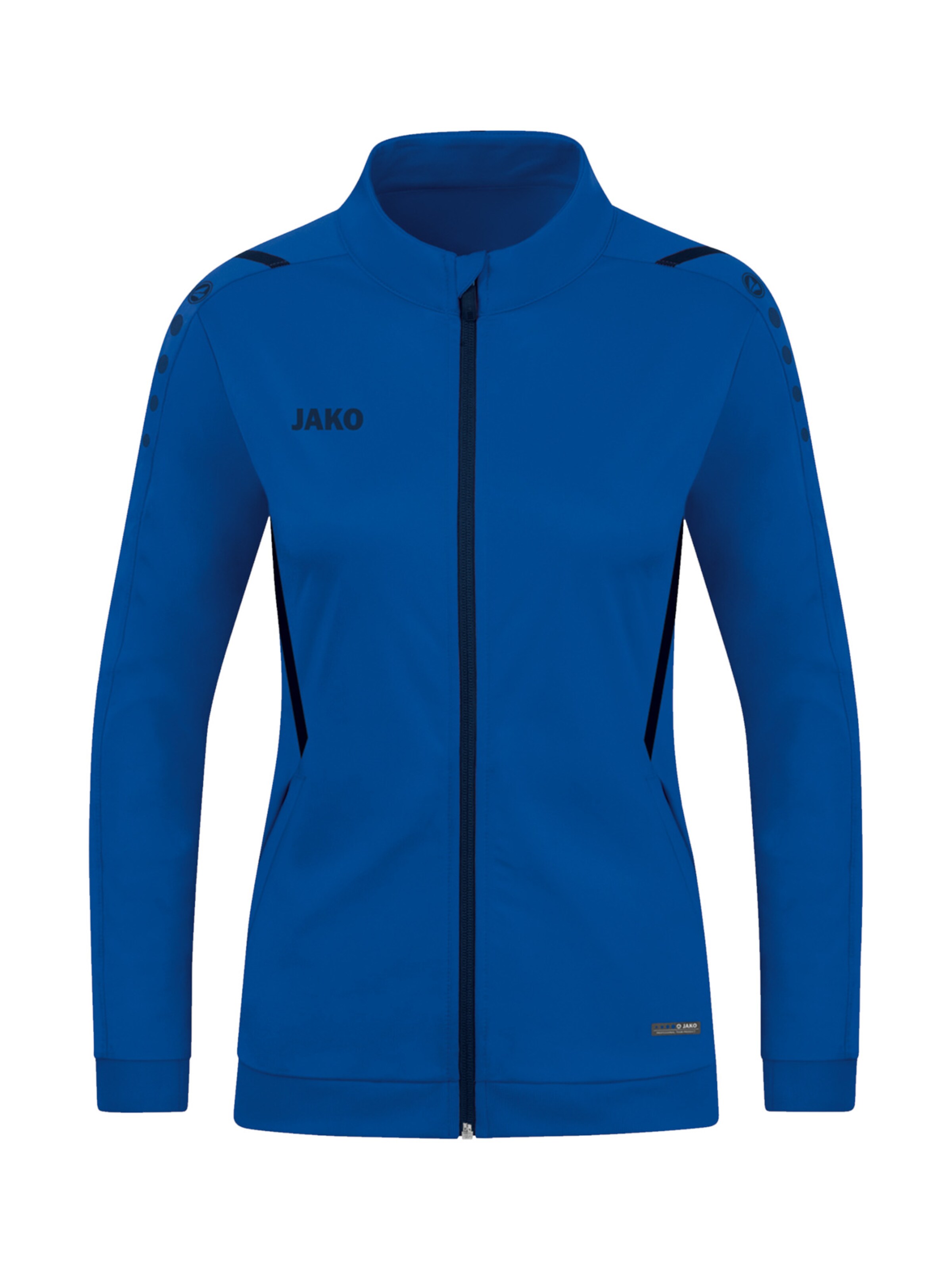 JAKO Sportjacke 'Challenge' in Blau: Vorderseite