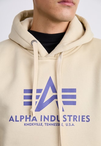 Sweat-shirt ALPHA INDUSTRIES en beige