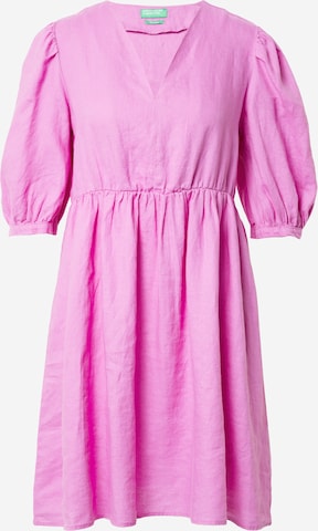 UNITED COLORS OF BENETTON - Vestido em rosa: frente