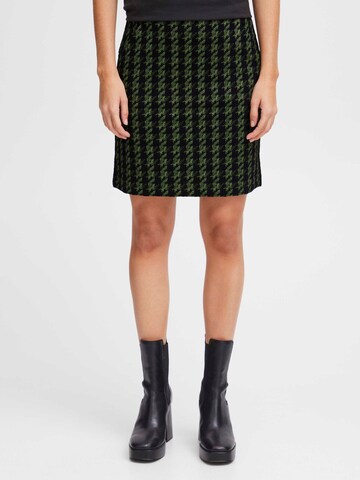 ICHI - Falda ' Kate ' en verde: frente