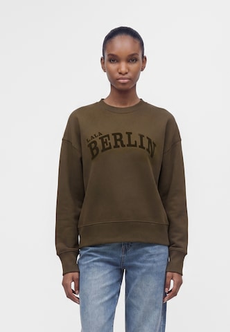 Sweat-shirt Lala Berlin en vert : devant