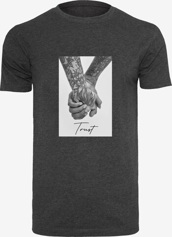 MT Men Shirt 'Trust 2.0' in Grau: predná strana