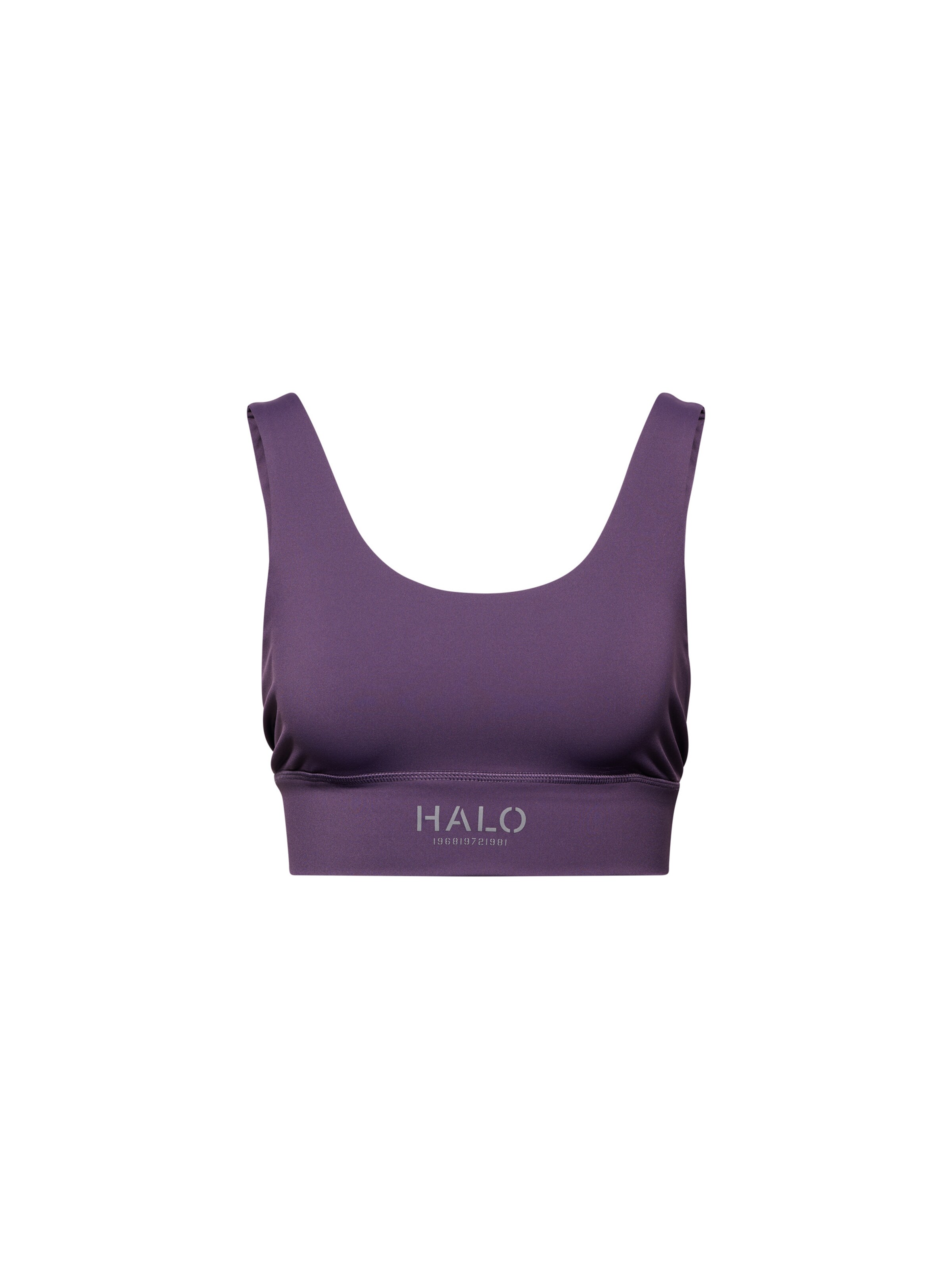 Bustier Haut de sport HALO en violet : devant
