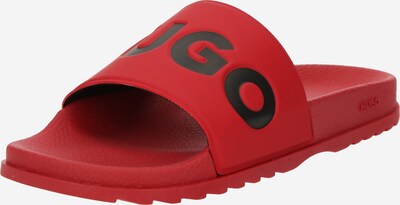 HUGO Sapato aberto 'Match It Slid' em vermelho fogo / preto, Vista do produto