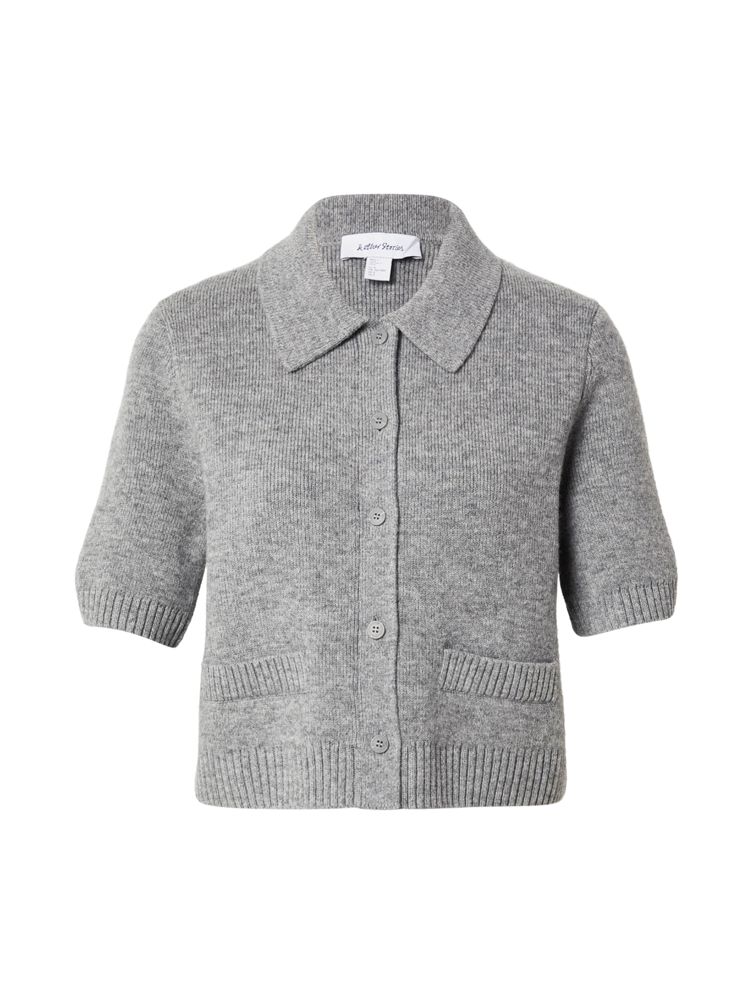 & Other StoriesKardigan - siva boja: prednji dio
